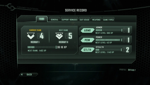 Crysis 2 Multiplayer Demo Service Record