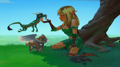 Dungeon Defenders Huntress