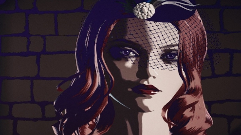 Looks like she is going to a funeral.