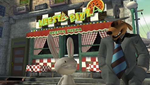 Sam & Max's local pizza place.