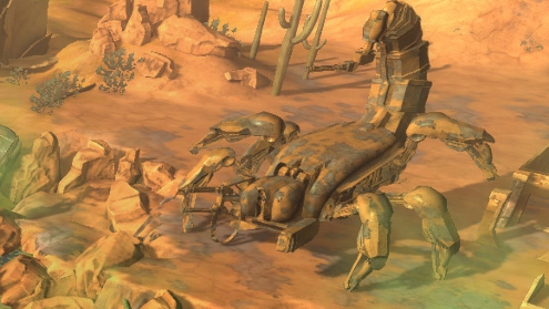 Big metal scorpions is the least of your worries in the wasteland.
