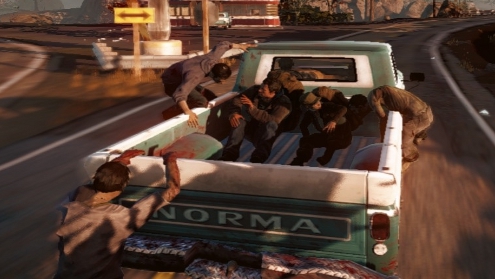 Hitchhickers in the posta pocalypse became a bigger problem than the zombies themselves.