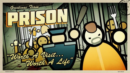 The 2013 Steam Summer Getaway Sale - Prison Architect Background and Post Card