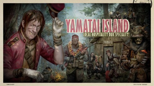 The 2013 Steam Summer Getaway Sale - Tomb Raider Background and Post Card