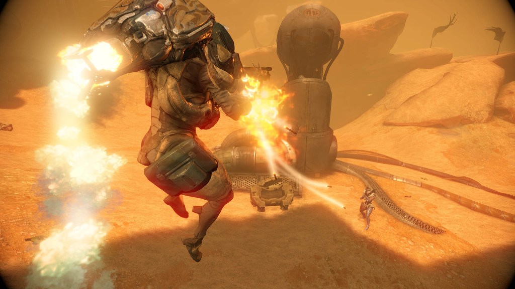 Some eneiems like the human modified Grineer marines are well designed.