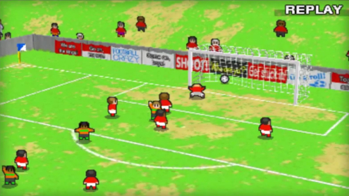 You can save your best goals and matches for prosperity. You can also view past multiplyer matces.