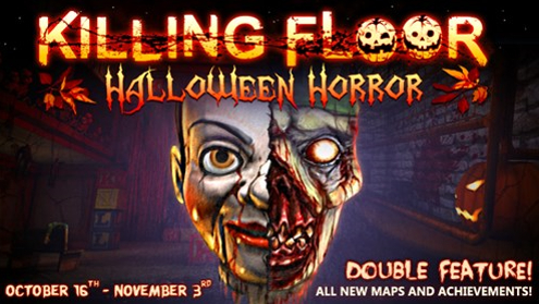 Scary and evil Christmas toys at Halloween.