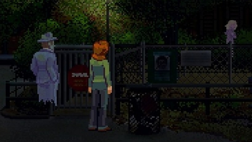 A traditional adventure game but with some unique gameplay mechanics.