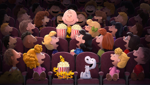 I would like to hang out with the Peanuts gang.
